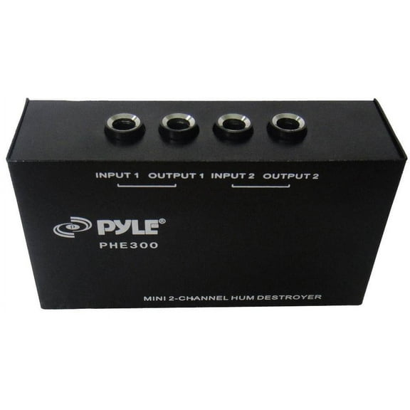 New Pyle PHE300 Compact DJ/Studio 2-Channel Hum/Noise Destroyer Headphones Amps