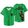 thumbnail image 1 of Veste de Baseball Logo NLE Choppa Rappeur 2024 T-Shirts de Tour Merch Femmes Hommes Mode Décontractée HipHop Tee,m,style 4, 1 of 5