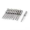 thumbnail image 1 of Unique Bargains 10 Pcs Hexagon 6.35mm Shank 2.5mm Tip Hex Magnetic Screwdriver Insert Bits, 1 of 1