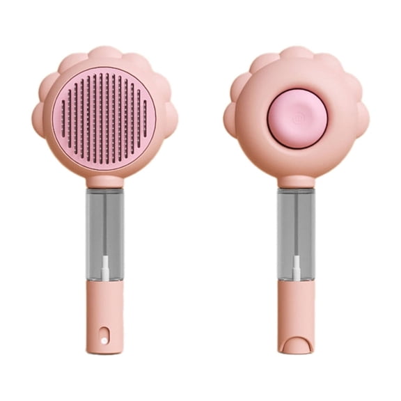 ACDANC 2Pcs Cat Brush,Pp Deshedding Brush for Cats,Shedding Brush Dog Hair,Pink,8X4X1"
