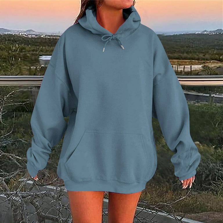 Oversized Hoodie Damen Kapuzensweatshirt Oversized Kapuzenpullover