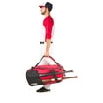 thumbnail image 4 of Grit Baseball Equipment Carrier Hybrid Duffel Backpack Bag - 27 in - Red, 4 of 5