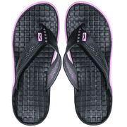 Women's Quick Dry Flip Flops Sandal Poolside Beach Shower Thongs Slippers, Black, 7