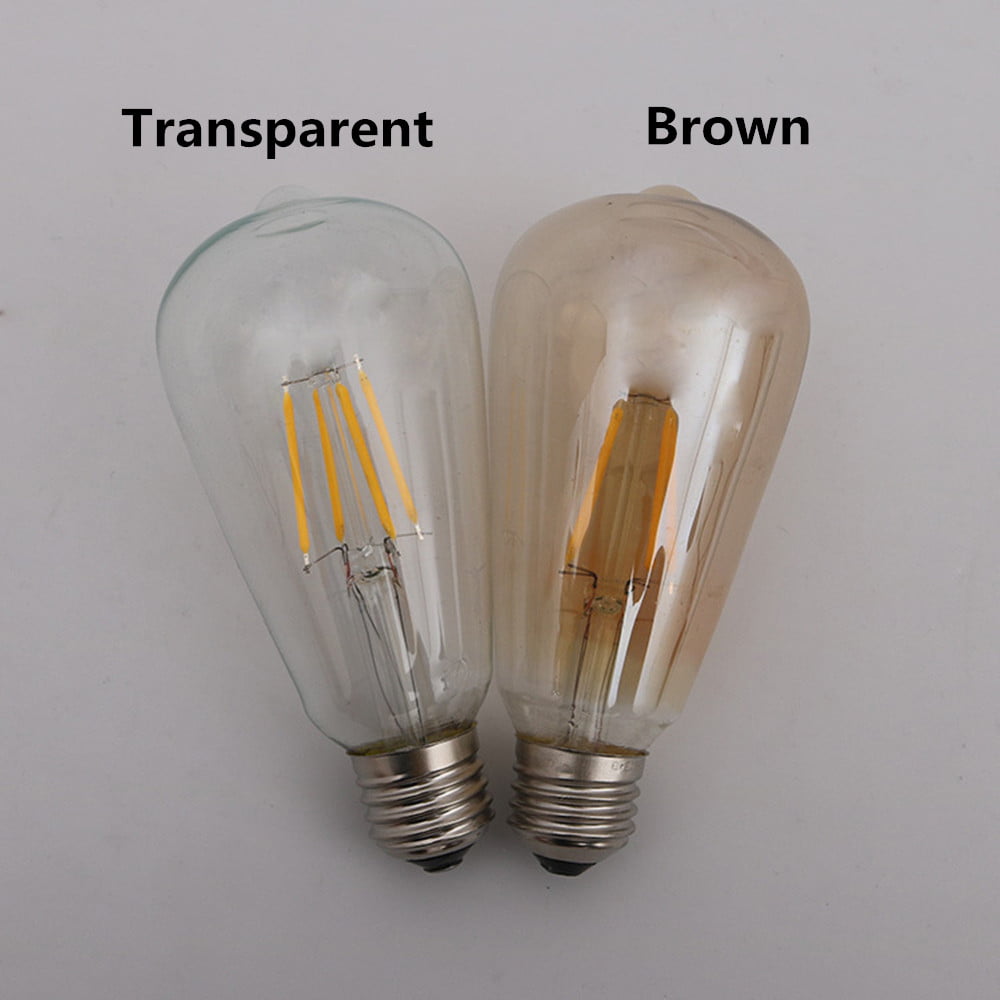 E27 Screw Vintage Edison Bulbs Dimmable Tungsten Filament Lamp Indoor Home Decor 