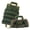Green, variant on URSOFINE Rolling Tool Bag, Heavy-Duty Oxford Cloth Tool Roll Organizer with 6 Pockets, Detachable Pouches & Water-Resistant Design for Electricians, Carpenters & Maintenance Workers
