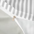 thumbnail image 4 of Meiyoeat Retro Pinstripe Duvet Cover King, Modern Straight Line King Bedding, Gray White,Grey Reversible,3 Pieces,No Comforter1 Duvet Cover and 2 Pillowcases, 4 of 6