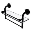 thumbnail image 4 of Remi Collection Gallery Glass Shelf with Towel Bar - Brushed Bronze / 16 Inch, 4 of 4