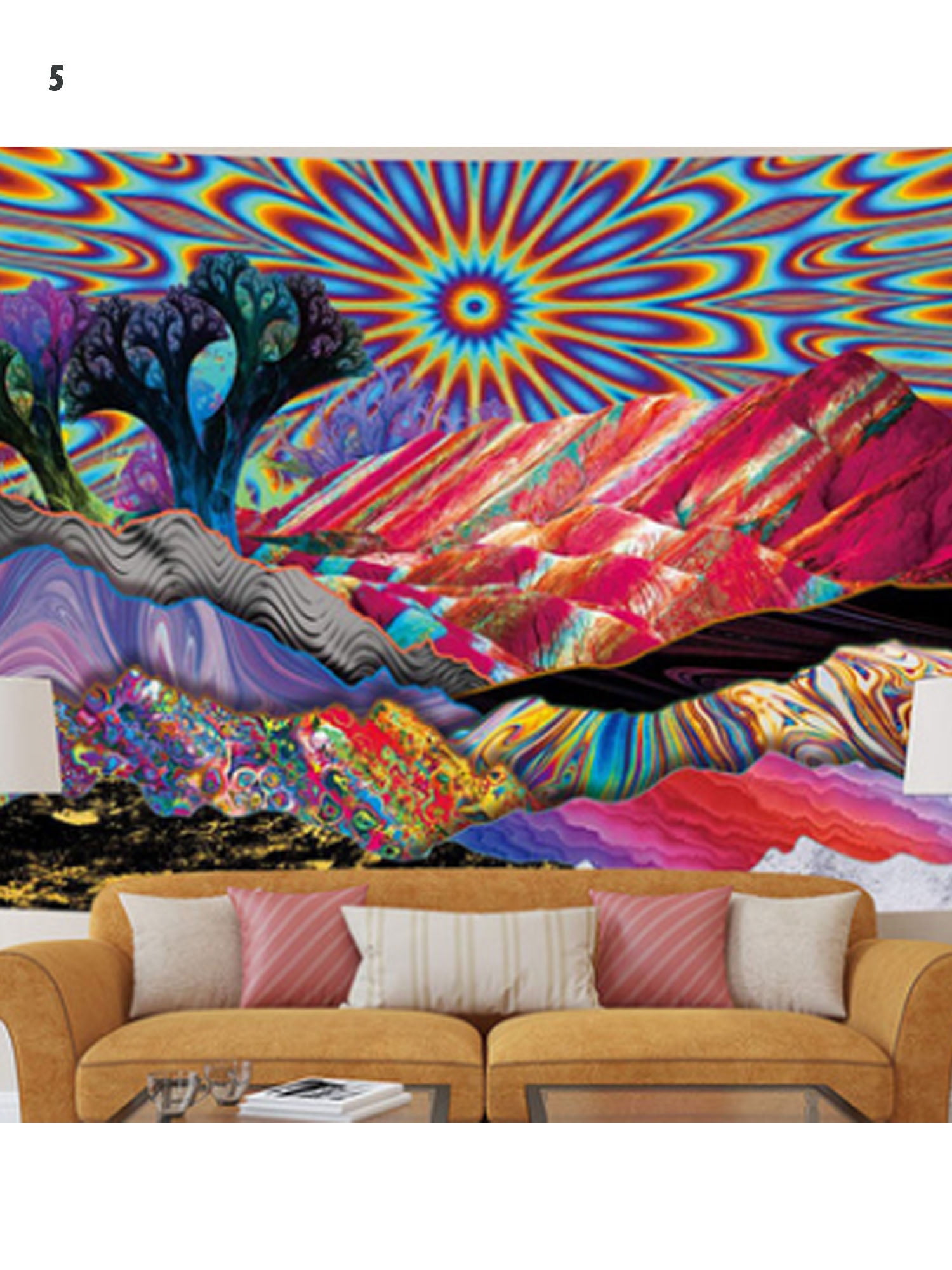 Loalirando 2020 New Psychedlic Mandala Tapestry Hippie ...