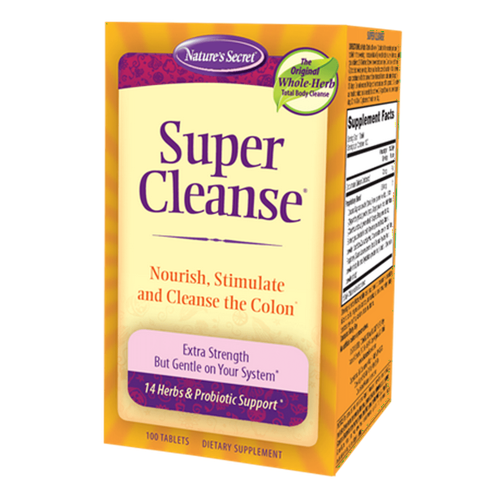 Nature's Secret Super Cleanse Capsules, 100 Ct
