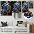 thumbnail image 4 of Designart "Opulent Timepiece Clock II" Watches Metal Wall Decor, 4 of 5