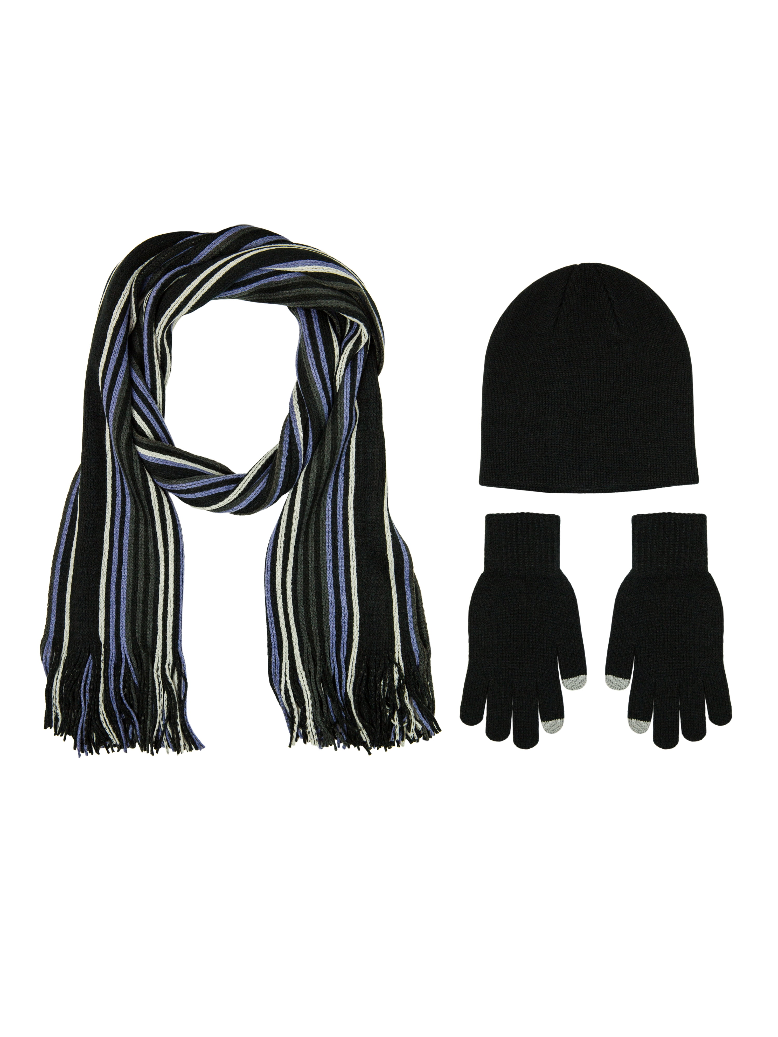 Berkshire Berkshire Fashions Men's Cold Weather Hat, Glove, Scarf 3