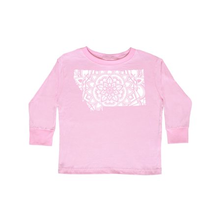 

Inktastic Montana Silhouette Mandala Gift Toddler Boy or Toddler Girl Long Sleeve T-Shirt