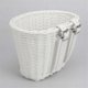 thumbnail image 4 of 1Set Rattan Wicker Bicycle Basket Bike Handlebar Accessories White, 4 of 5
