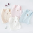thumbnail image 4 of GYRATEDREAM Infant Warm Coat Toddler Baby Boys Girls Winter Sleeveless Coat Outwear Warm Coat Vest Jacket for 4-5Y Gray, 4 of 8