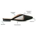 thumbnail image 4 of Journee Womens Reeo Slip On Pointed Toe Mules Flats, 4 of 10
