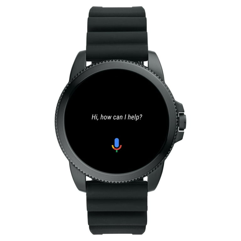 Fossil Gen 5E Smartwatch Black Silicone FTW4047 FTW4047V