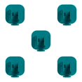 thumbnail image 1 of Soporte de cepillos de pared Monstrate Multicolor tamaño pequeño, 1 of 6