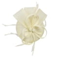 thumbnail image 1 of Tocados Sunnimix Accesorio para el Cabello de las Mujeres de Plumas de Novia Blanco, 1 of 7