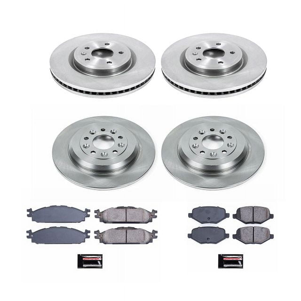 PowerStop Front and Rear Stock Replacement Brake Pad and Rotor Kit Fits: LINCOLN Select Models KOE8971