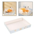 thumbnail image 2 of Disposable Cat Foldable Paper Kitty Litter Tray 35x25.5x5cm Portable Kitten Litter Tray Low Entry Waterproof Lightweight Cardboard Litter Tray for Indoor Outdoor Travel, 2 of 7