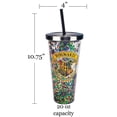 thumbnail image 4 of Spoontiques 21321 Hogwarts taza de purpurina con pajita, 20 onzas, multicolor, 4 of 4