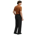 thumbnail image 2 of FEDTOSING Mens Linen Casual Dress Pants Old Money Pleated Baggy Slacks Wide Leg Relaxed Fit Trousers, 2 of 7