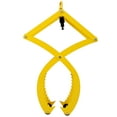 thumbnail image 2 of Olurrisa Automatic Grip and Release Log Tongs, 360° Swivel Lifting Tongs with 4 Claws 25" Open, 3300 LBS Load Capacity, Fit For Forklift, ATV, Tractor and so on. Yellow Color, 2 of 9
