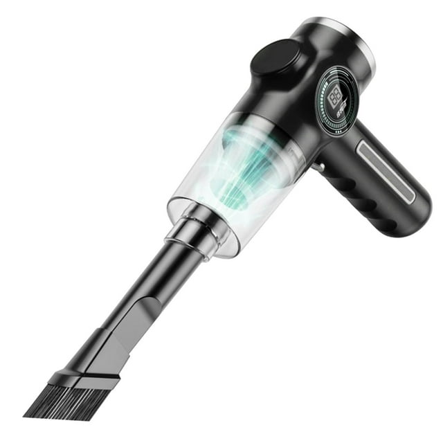 Aspiradoras para el hogar, aspiradora portátil para coche, aspiradora de mano de alta potencia, aspiradora de mano recargable de 120 W, fácil de limpiar, para interiores de coche, escritorios, sofás,