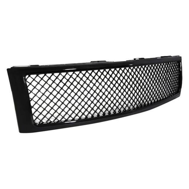 Spec D Tuning HG-SIV07JM-JL Gloss Black Mesh Main Grille for 2007-2013 Chevy Silverado 1500