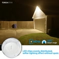 thumbnail image 2 of TORCHSTAR 40W Dusk to Dawn LED Area Light, 3000K Warm White Outdoor Security Floodlight, Photocell Included, ETL Listed for Yard Patio, Bronze, 5 Years Warranty, Pack of 2, 2 of 7