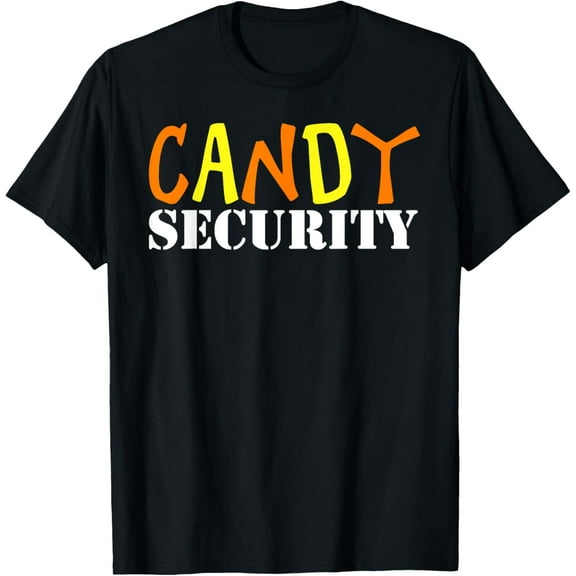 Candy Security Easy Halloween Costume for Lazy Adult Mom Dad T-Shirt