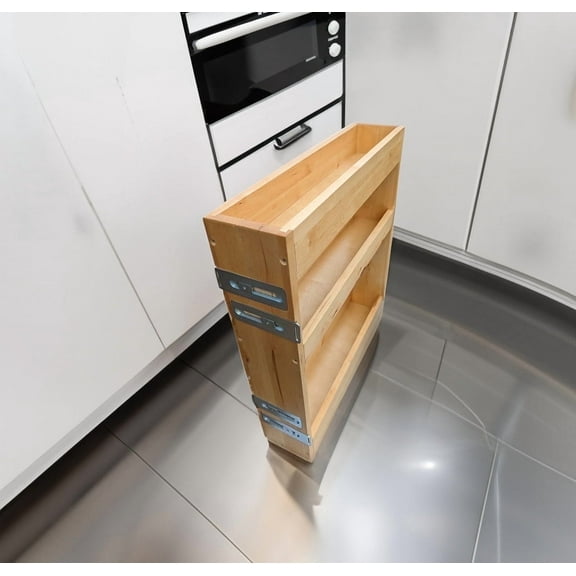 5'' Pull Out Kitchen Cabinet Storage Spice Rack Organizer