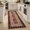 Brick red 2*6ft(61*183cm), variant on Anoncndin Modern Washable Runner Rug – Low Pile, Non-Slip, Mark Resistant, Soft Edgeed Carpet for Hallway, Kitchen, Bedroom, Entryway – Collapsible Minimalist Accent Mat – beige , 2x6ft (61x183cm)