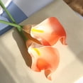 thumbnail image 3 of Ramo de alcatraces Injueey realista de belleza de larga duración 20x Artificial Decoración Naranja, 3 of 6