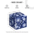 thumbnail image 2 of Leather Tissue Box Cover Square - Beautiful Snowflake Butterfly Waterproof Tissue Box Holder Paper Case Organizer Dispenser for Modern Home Office Room Home Bathroom Decor, 2 of 7