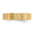 thumbnail image 5 of Primal Gold 14 Karat Yellow Gold Greek Key Toe Ring, 5 of 7