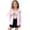 Pink, variant on Kids Sun Protection Jacket- Zip Up Casual Lightweight Spring Summer Athletic Tops for Girls Pink Size 4