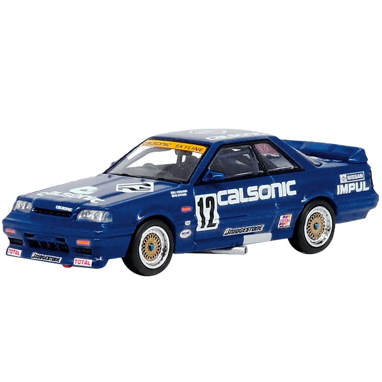 IG1724 1/18 CALSONIC Skyline (#12) 1989 JTC With Mr. Hoshino