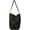 Black, variant on Retro Bucket Shoulder Bag for Women Leopard Print Y2K Underarm Tote Bag Handbag Soft Canvas Top Handle Purse
