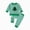 fall winter outfits-Green, variant on TOWED22 Toddler Baby Boy Fall Clothes Long Sleeve Stripe Embroidery Sweatshirt Pants Set Cute Infant 0-3T Winter Outfits(Blazer,0-6 M)