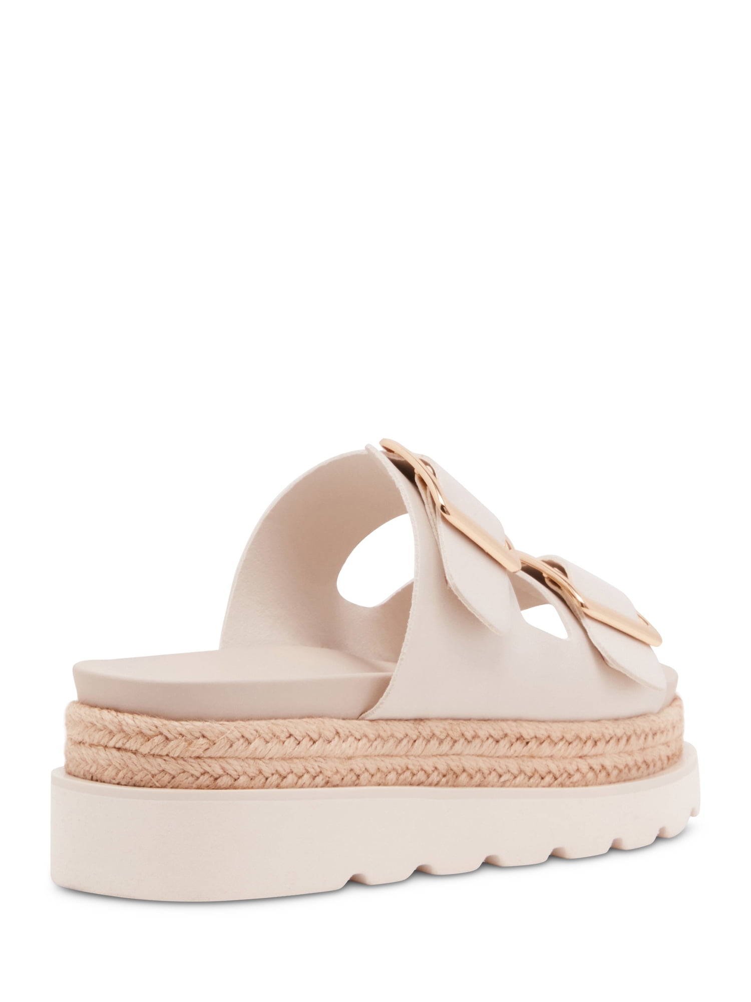 Madden Girl Women's Mythicall Two Strap Slide Platform Sandal