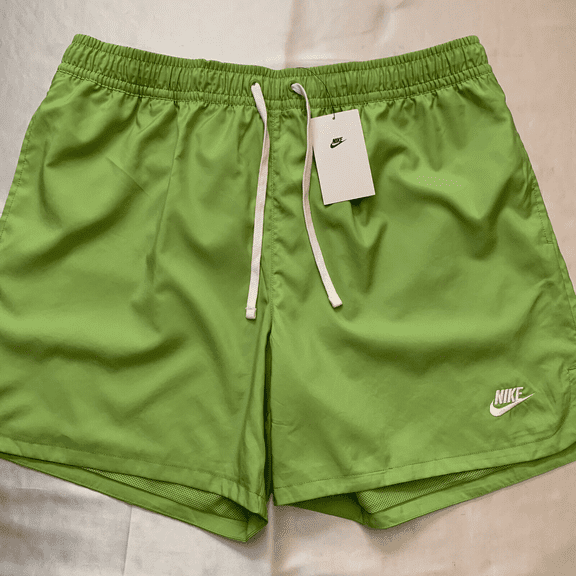 Nike Woven Flow Lined Shorts Vivid Green DM6829-332 Mens Size XL New NWT