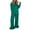 Green, variant on Ltctricy Women Button Down Pajama Sets Satin Long Sleeve Shirts Fluffy Trim Pants 2 Piece Lounge Set Sleepwear Loungewear