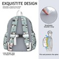 thumbnail image 5 of Black Corgi Backpack for School,Cute School Bag,Schoolbag with Adjustable Shoulder Straps & Padded Back,13.4"x11"x4.7", 5 of 6