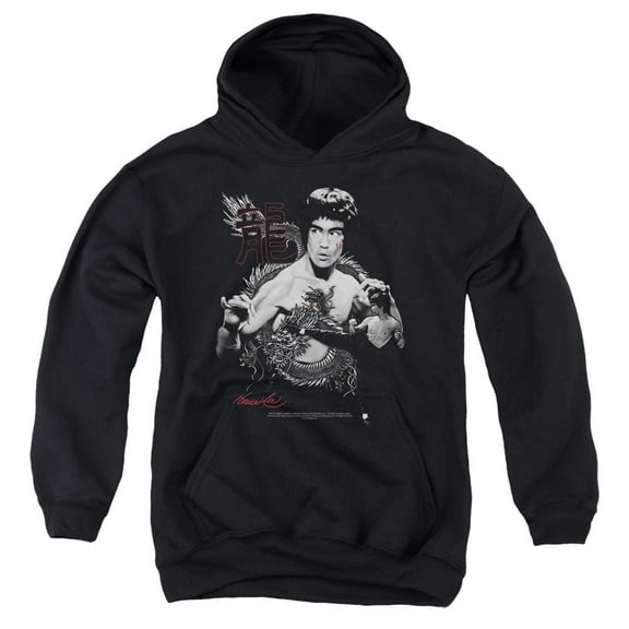 Bruce Lee - The Dragon - Youth Hooded Sweatshirt - Medium