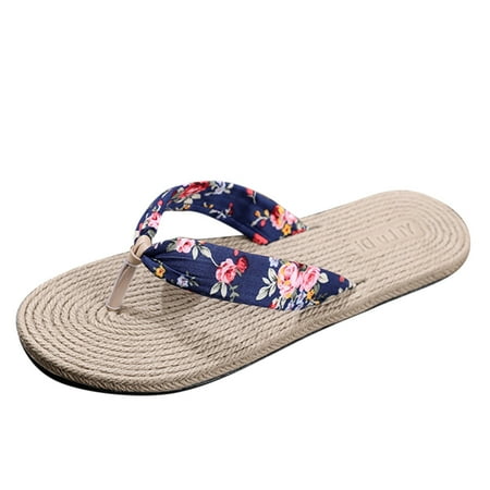 

adviicd Running Shoes Womens Sandals For Women Women s Classic Flip Flops Blue 9
