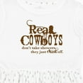 thumbnail image 4 of Inktastic Real Cowboys Girls Toddler Dress, 4 of 5