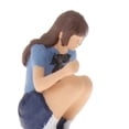 thumbnail image 3 of Diorama miniatura 1:64 Sunnimix Tiny People Boys Girls Sentadilla Azul figuras de miniture, 3 of 8