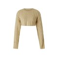 thumbnail image 2 of Liacowi Women's Knit Cropped Tops Solid Color Long Sleeve Round Neck Crop Length Casual Knit Tops, 2 of 10