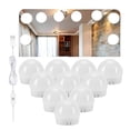 thumbnail image 4 of Vanity Lights, 10 Pcs Cosmetic Mirror Bulb, USB Plug In For Bathroom Make Up Dressing Room Cabinet, 4 of 8